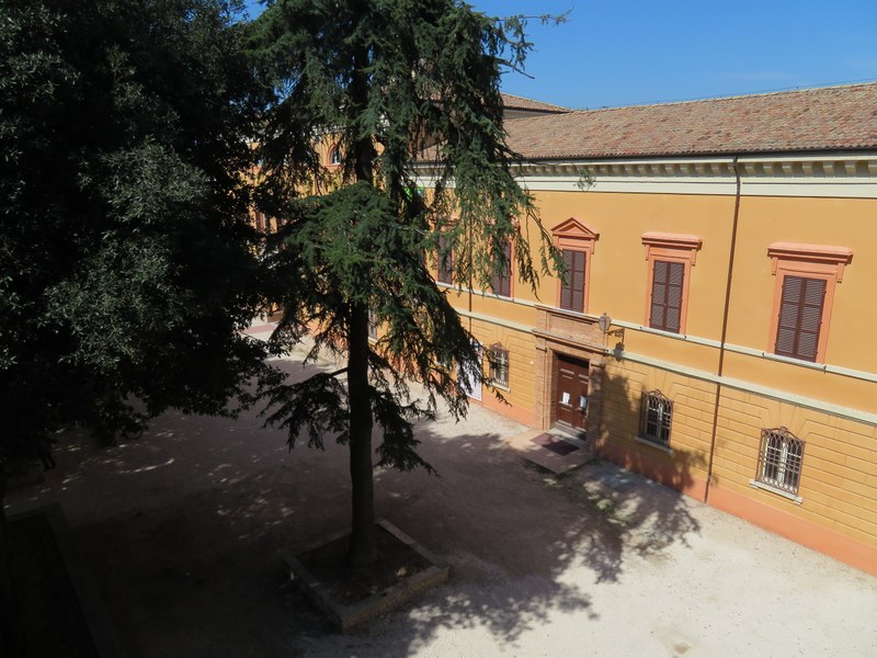 La Biblioteca Malatestiana vista dal Laboratorio aperto