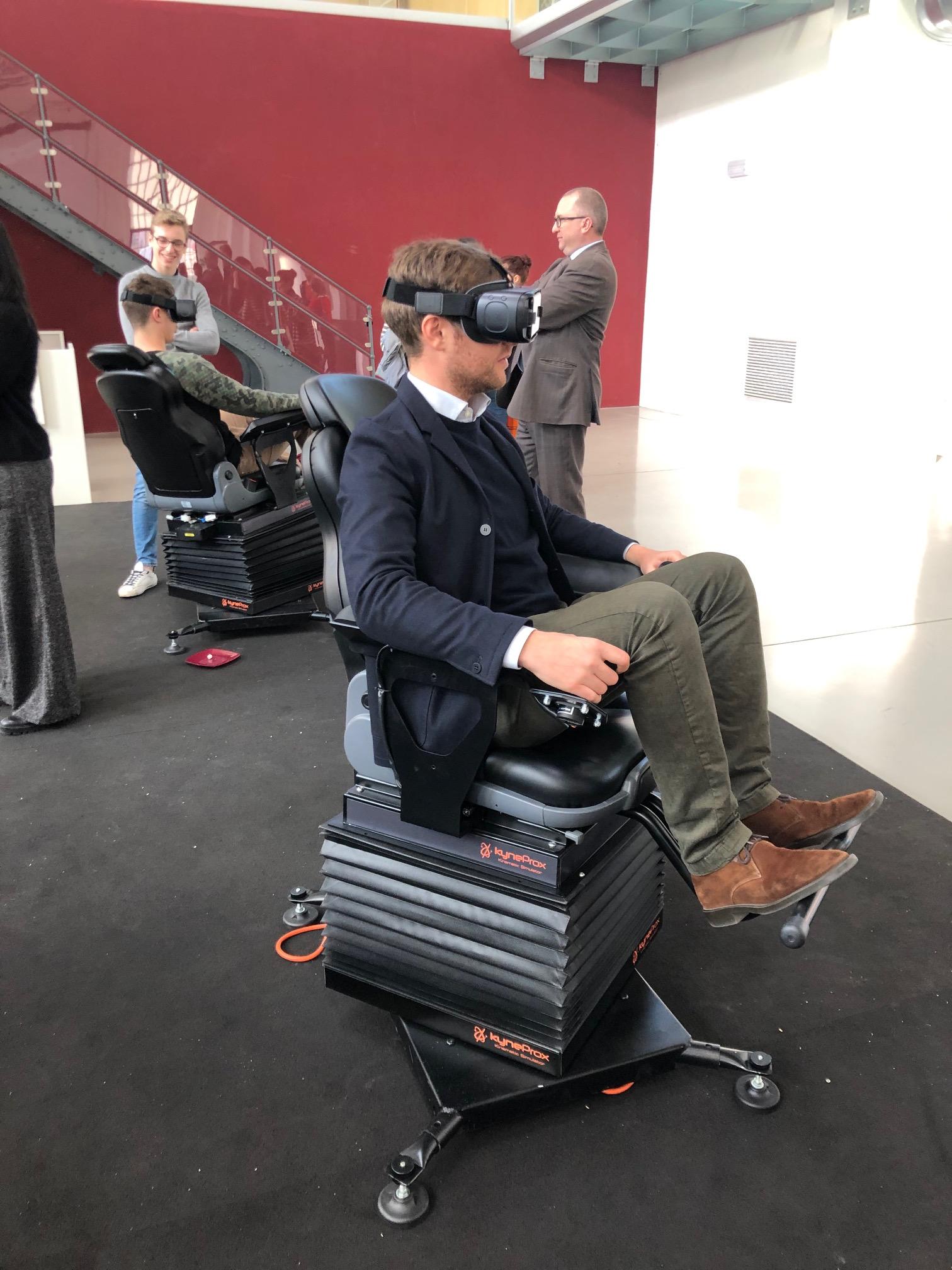 Primi test di realtà virtuale
