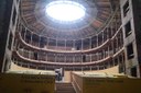 L'ex Teatro Verdi in corso di ristrutturazione