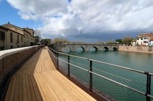 Apre a Rimini la passerella del Ponte di Tiberio